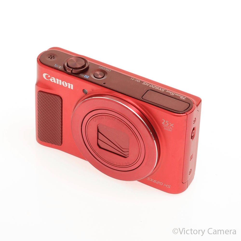 Canon PowerShot SX620 HS Red 20.2MP Digital Point & Shoot Camera [EXC] - Victory Camera