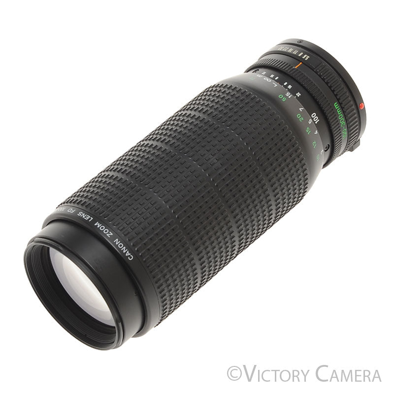 Canon FD 100-300mm f5.6 Telephoto Zoom Lens  [EXC] - Victory Camera