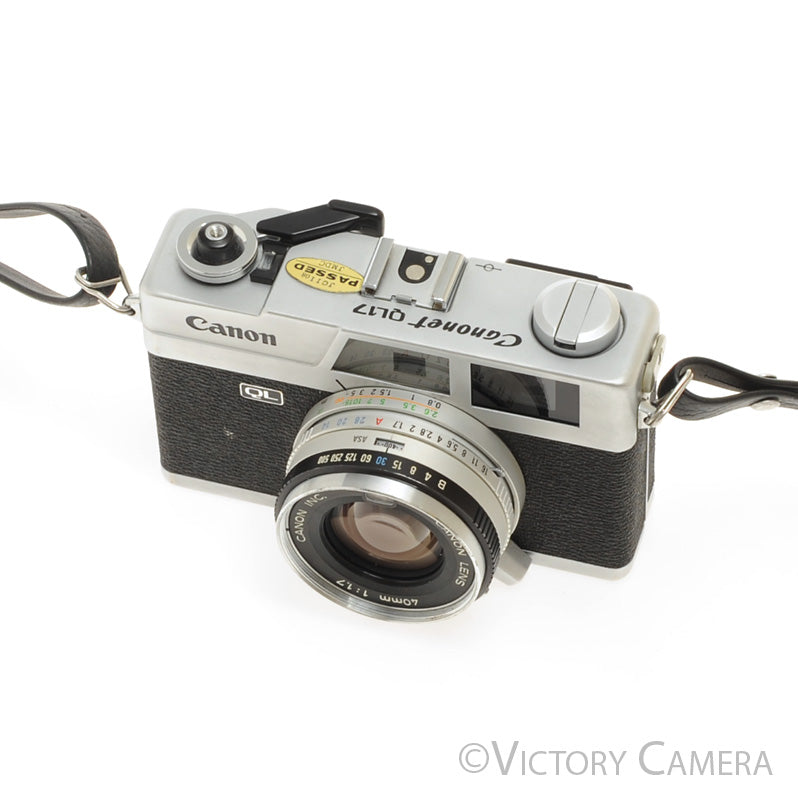 Canon Canonet QL 17 QL-17 Rangefinder Camera w/ 40mm f1.7 Lens [EXC] - Victory Camera