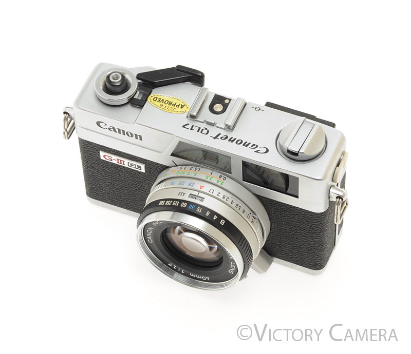 Canon Canonet QL17 QL-17 GIII Rangefinder Camera -New Seals- [EXC+] - Victory Camera