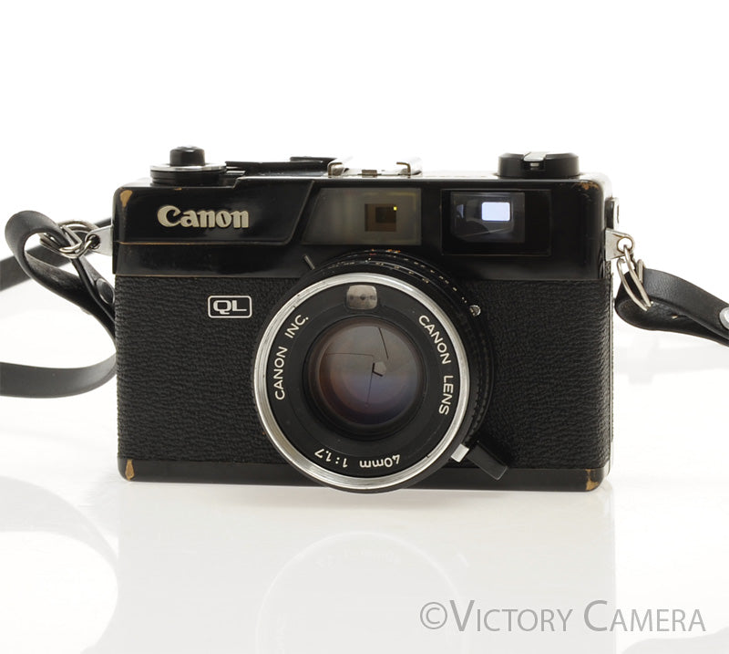 Canon Canonet QL 17 QL-17 Black Rangefinder Camera w/ 40mm f1.7 Lens [EXC] - Victory Camera