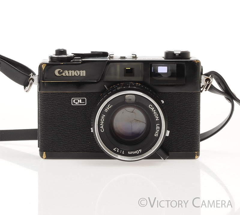 Canon Canonet QL 17 QL-17 Black Rangefinder Camera w/ 40mm f1.7 Lens [EXC] - Victory Camera