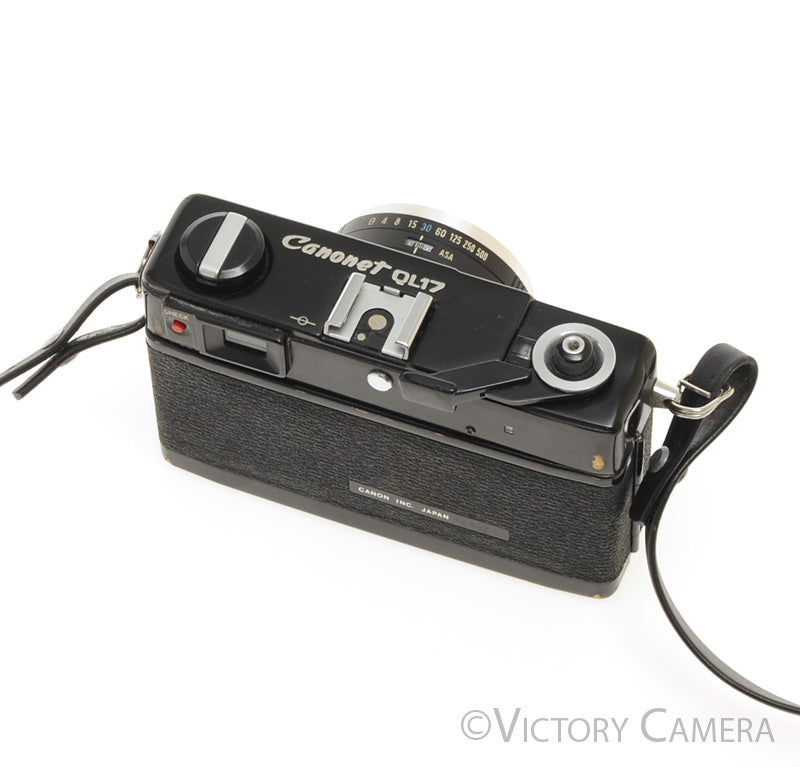 Canon Canonet QL 17 QL-17 Black Rangefinder Camera w/ 40mm f1.7 Lens [EXC] - Victory Camera