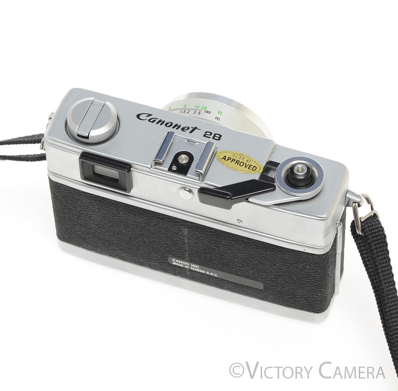 Canon Canonet 28 35mm Rangefinder Camera w/ 40mm f2.8 Lens -New Seals- [EXC-] - Victory Camera