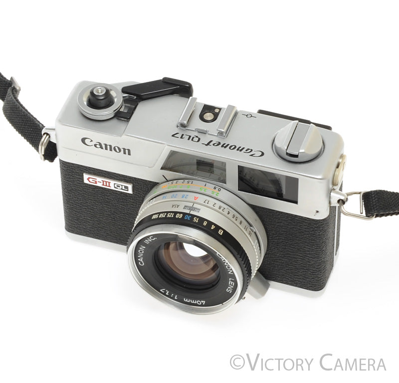 Canonet QL17 QL-17 GIII Rangefinder Camera -New Seals- [EXC+] - Victory Camera