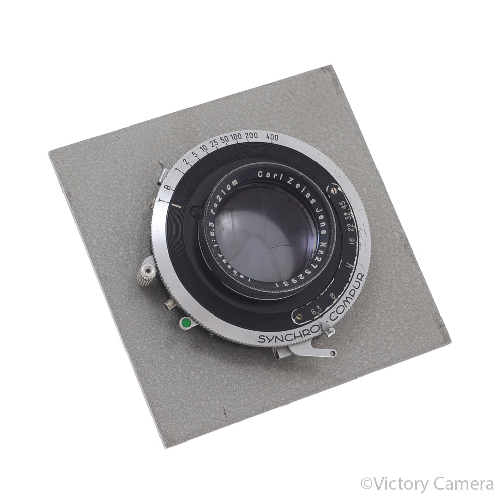 Carl Zeiss Jena 21cm f6.3 Tessar Lens for 4x5 Large Format [EXC-] - Victory Camera