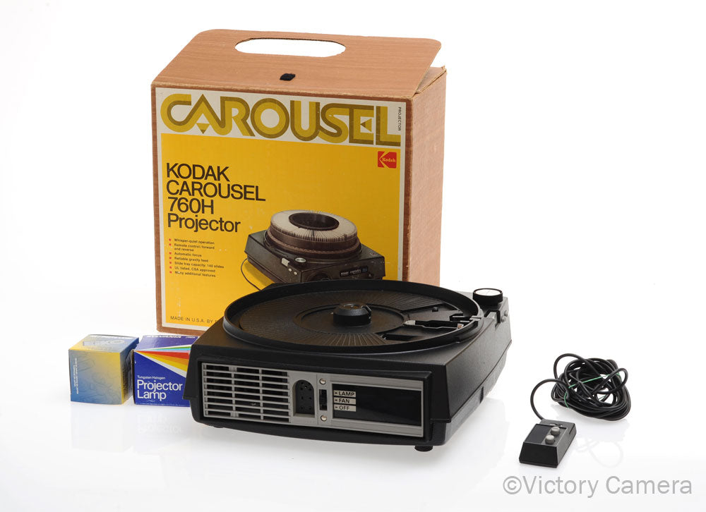 Kodak Carousel Custom 760H Slide Projector -No Carousel- [EXC] - Victory Camera