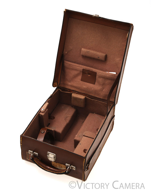 Bolex Brown Leather Camera System Case for H16 - Victory Camera