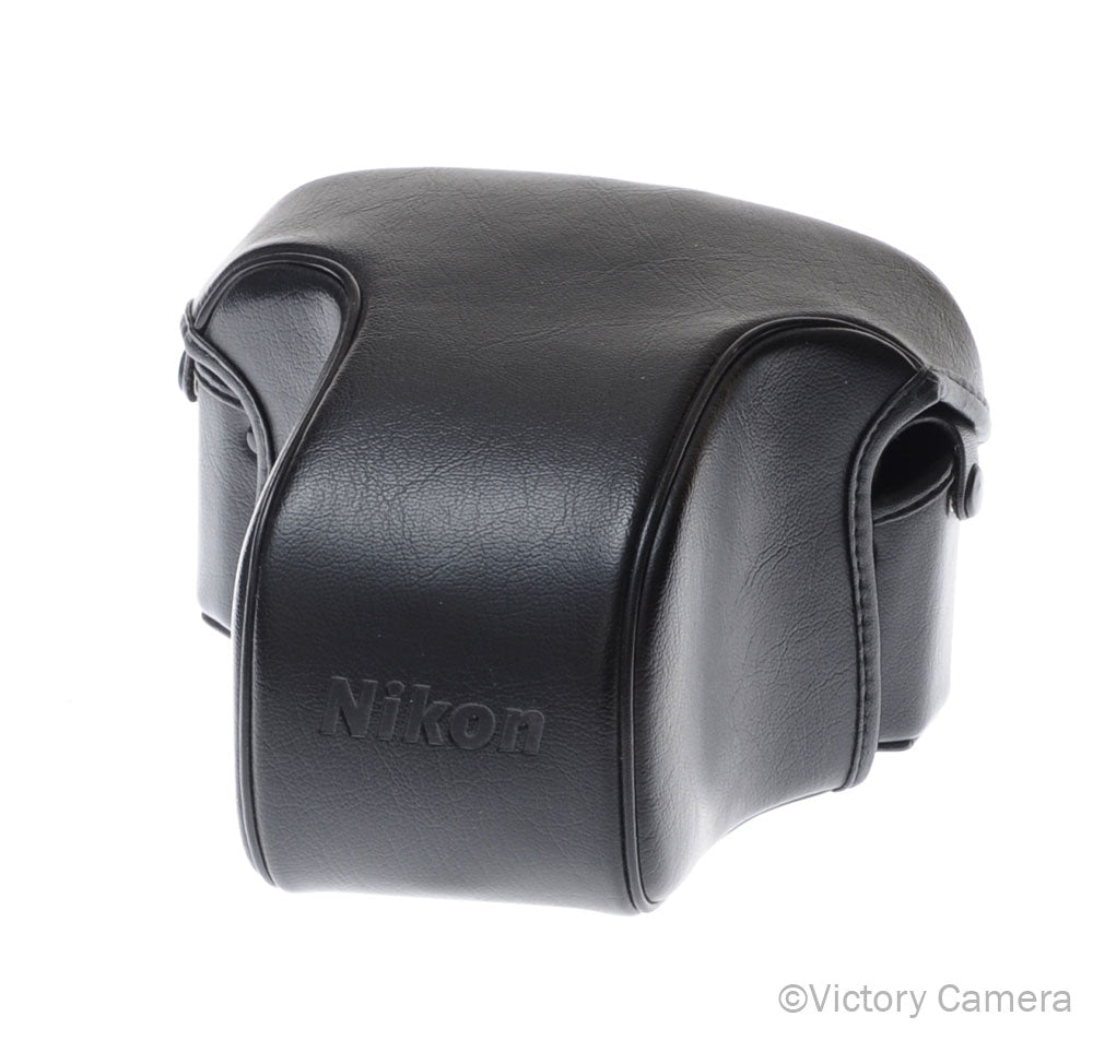 Black Leather Ever Ready Case for Nikon FE / FM / FE2 / FM2 [EXC] - Victory Camera