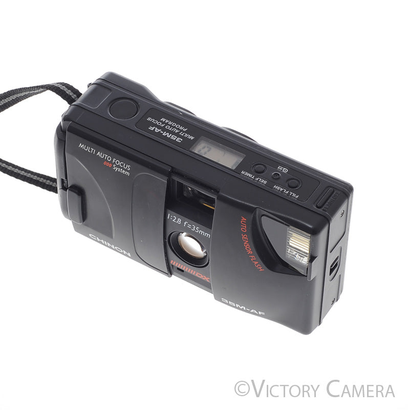 Chinon 35M-AF 35mm Point & Shoot Film Camera w/ 35mm f2.8 Prime Lens [EXC+] - Victory Camera