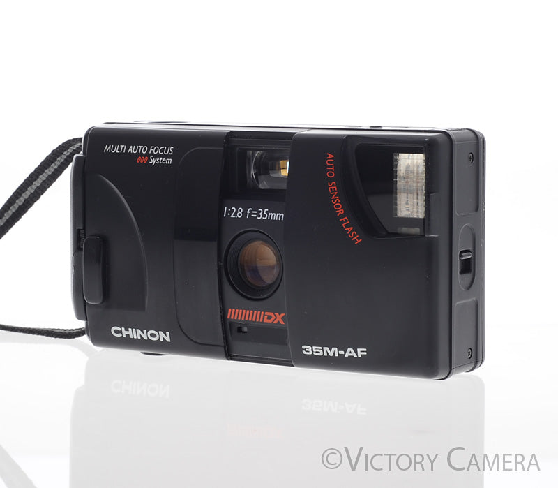 Chinon 35M-AF 35mm Point & Shoot Film Camera w/ 35mm f2.8 Prime Lens [EXC+] - Victory Camera