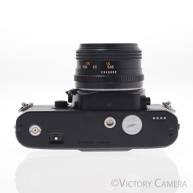 Chinon CE-4  Black 35mm Film Camera w/ 50mm f1.7 Lens  [EXC+]