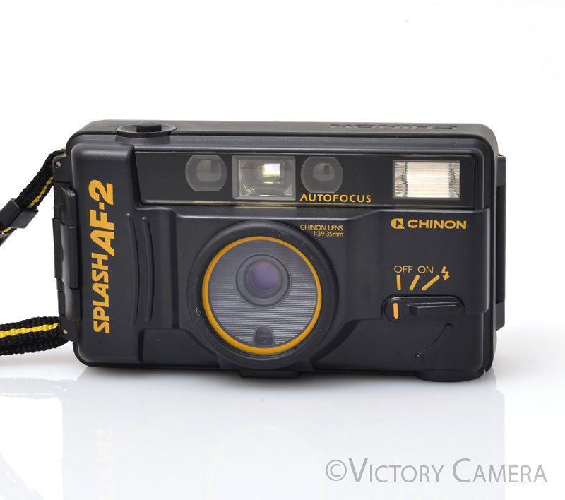 Chinon Splash AF-2 35mm Point And Shoot Camera Water Resistant -Cool- [EXC+] - Victory Camera