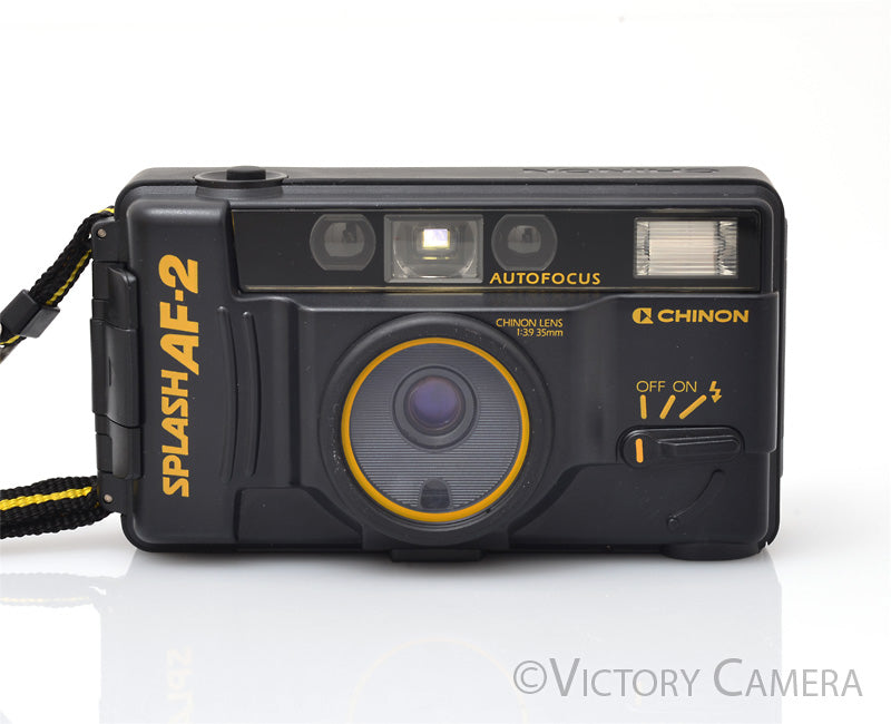 Chinon Splash AF-2 35mm Point And Shoot Camera Water Resistant -Cool- [EXC+] - Victory Camera