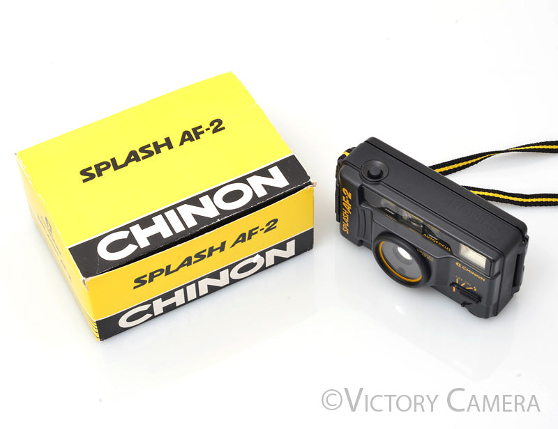 Chinon Splash AF-2 35mm Point And Shoot Camera Water Resistant -Cool- [EXC+] - Victory Camera