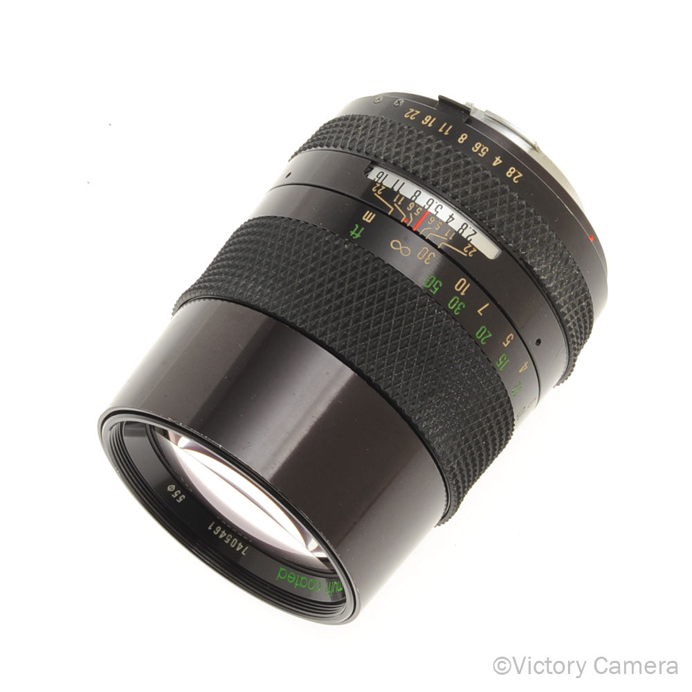 Chinon 135mm f2.8 Multicoated Telephoto Lens for Minolta  [EXC-] - Victory Camera