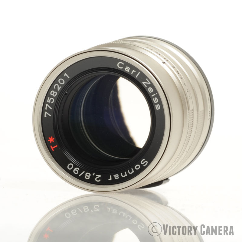 Contax 90mm f2.8 Zeiss Sonnar T* Prime Lens for G1, G2 w/ Shade [EXC+] - Victory Camera