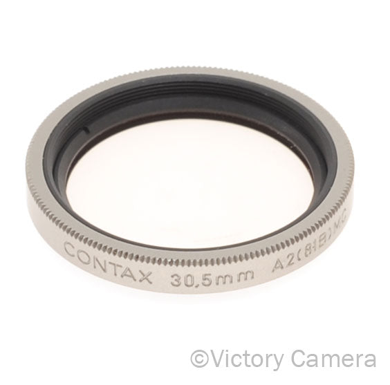 Contax 30.5mm A2 (81B) MC Warming Filter for TVS, TVS II, T3 [EXC+] - Victory Camera