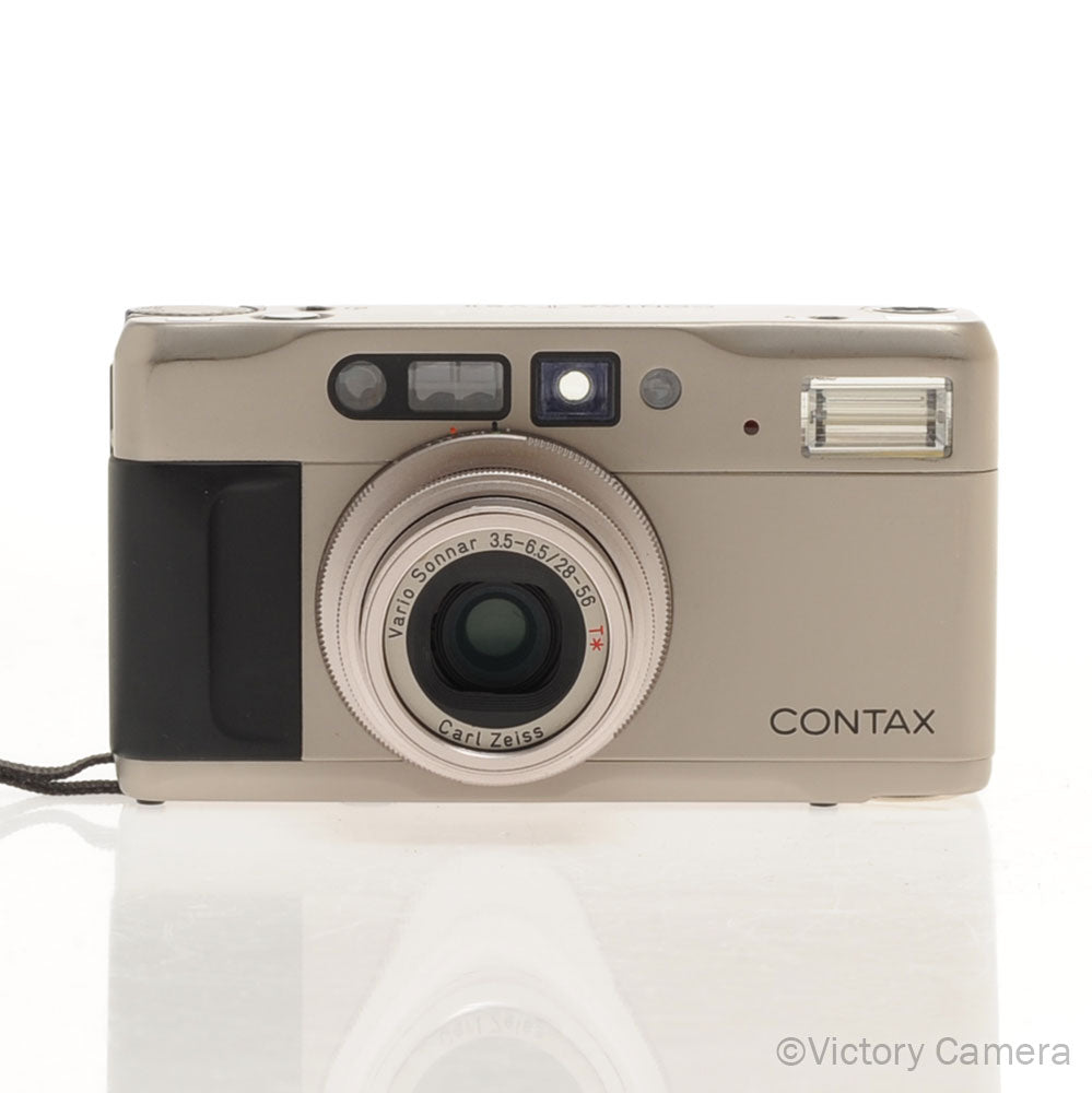 Contax TVS II T VS II Titanium Camera w/ Vario Sonnar 28-56mm T* Lens [EXC]
