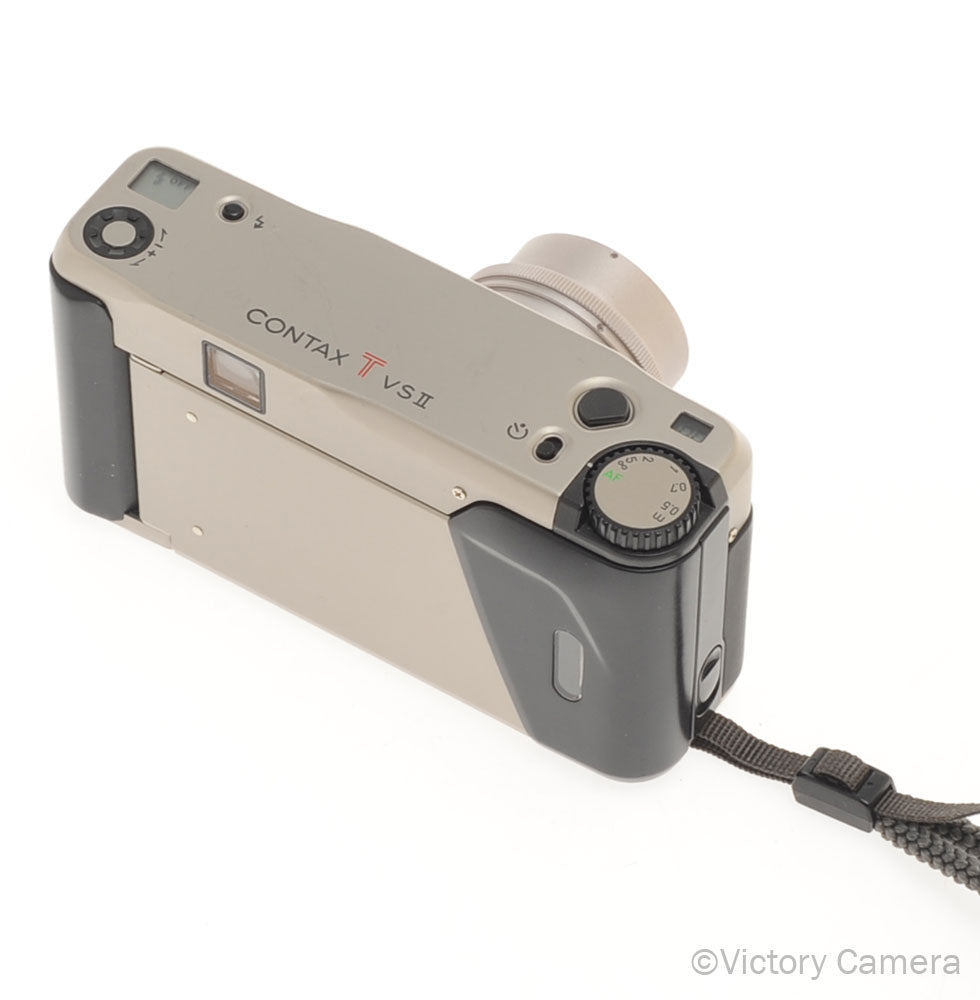 Contax TVS II T VS II Titanium Camera w/ Vario Sonnar 28-56mm T* Lens [EXC]