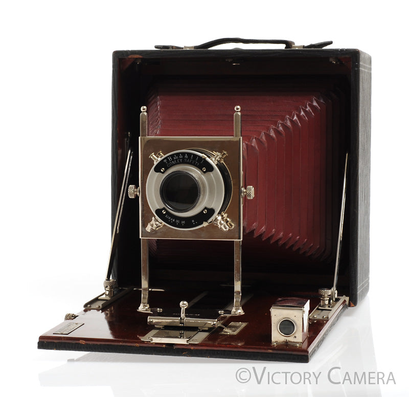 Conley 5x7 Large Format View Camera w/ 5x7 Rapid Rectilinear Lens -Nice- - Victory Camera
