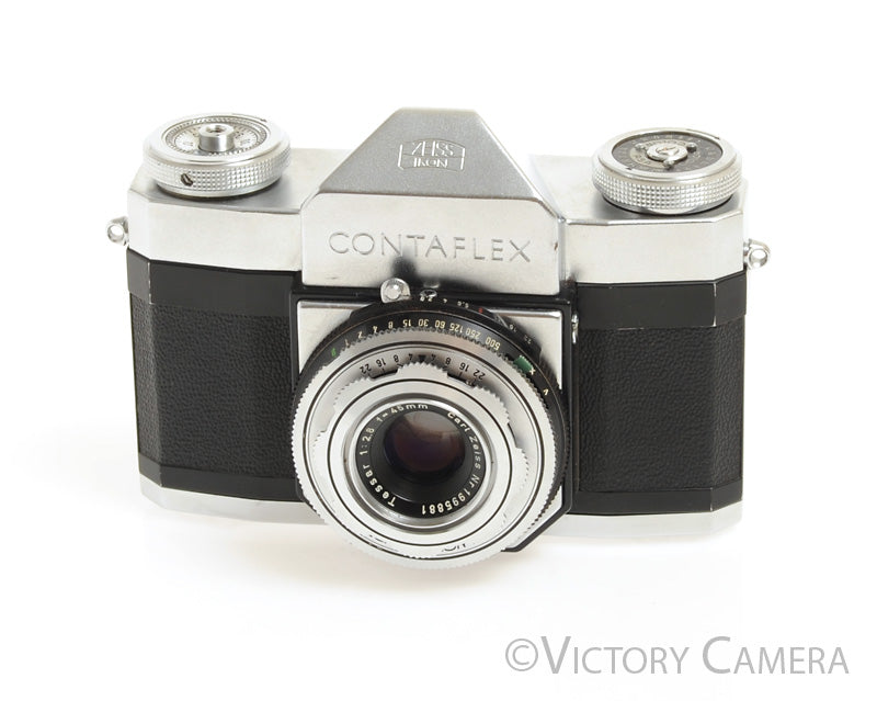 Zeiss Contaflex  35mm Camera w/ 45mm f2.8 Lens -Looks Good, Needs CLA- [AS-IS] - Victory Camera