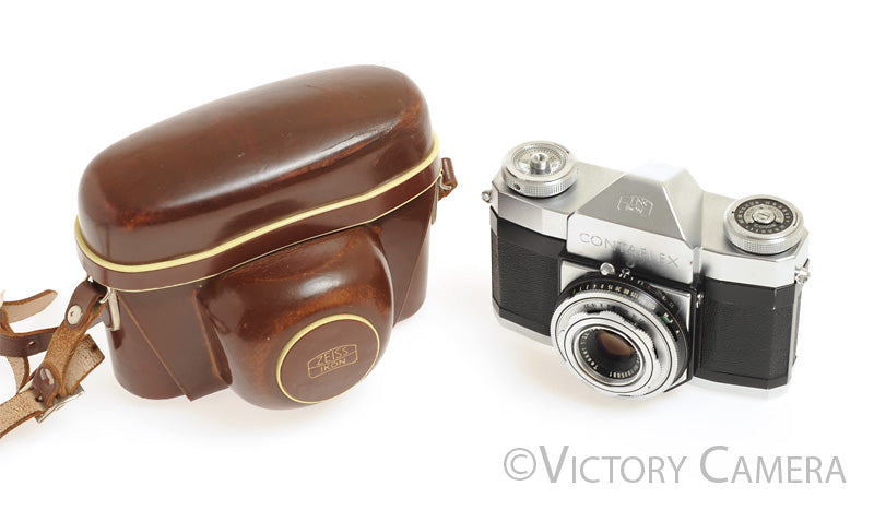 Zeiss Contaflex  35mm Camera w/ 45mm f2.8 Lens -Looks Good, Needs CLA- [AS-IS] - Victory Camera
