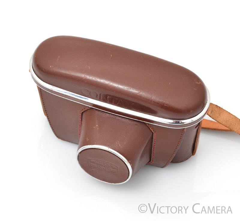 Contax Genuine Leather Ever Ready Camera Case for IIA IIIA [EXC] - Victory Camera