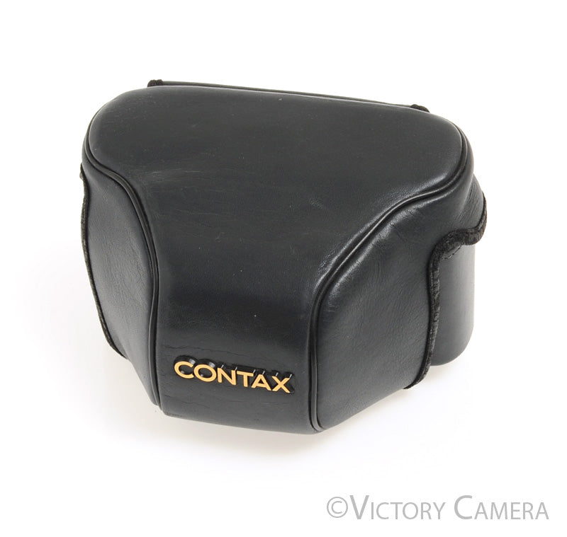 Contax GC-111 Blue / Grey Leather Ever Ready Camera Case for G1 [EXC-] - Victory Camera