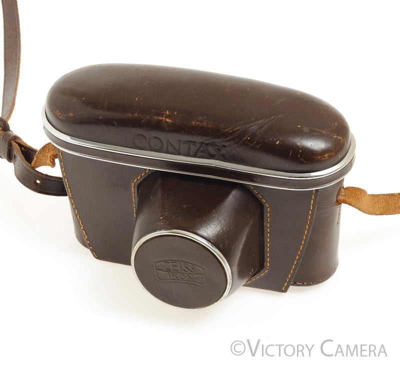 Contax Genuine Leather Ever Ready Camera Case for IIA IIIA [EXC] - Victory Camera