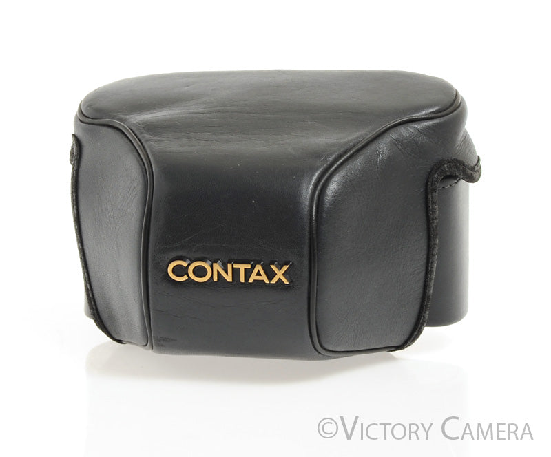 Contax GC-111 Blue / Grey Leather Ever Ready Camera Case for G1 [EXC-] - Victory Camera