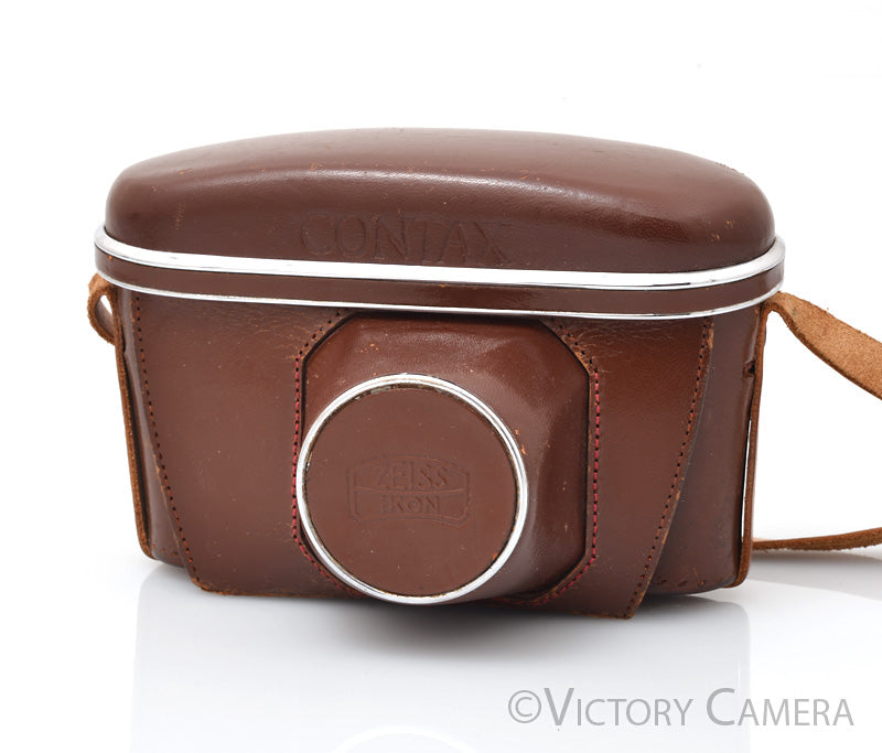 Contax Genuine Leather Ever Ready Camera Case for IIA IIIA [EXC] - Victory Camera