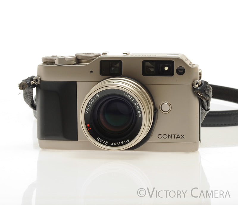 Contax G1 35mm Autofocus Film Camera w/ Planar 45mm f2 Prime Lens [EXC] - Victory Camera