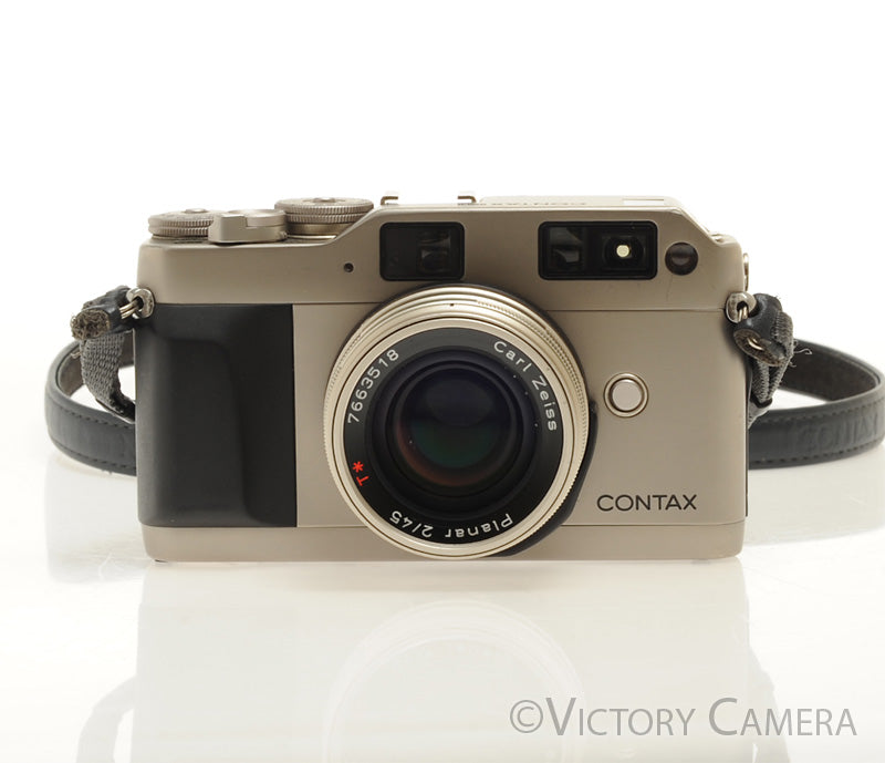 Contax G1 35mm Autofocus Film Camera w/ Planar 45mm f2 Prime Lens [EXC]