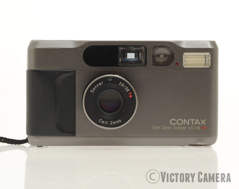 Contax T2 Black Titanium 35mm Camera w/ 38mm f2.8 T* Lens  [EXC] - Victory Camera