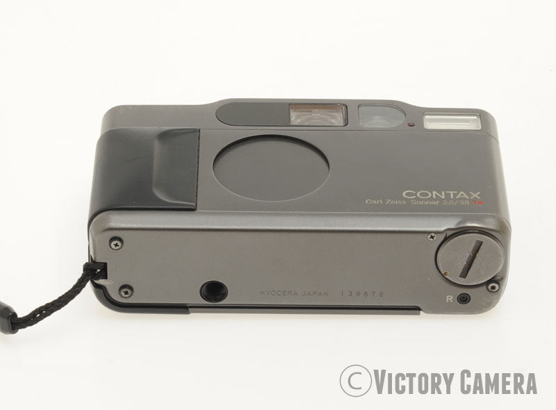 Contax T2 Black Titanium 35mm Camera w/ 38mm f2.8 T* Lens  [EXC] - Victory Camera