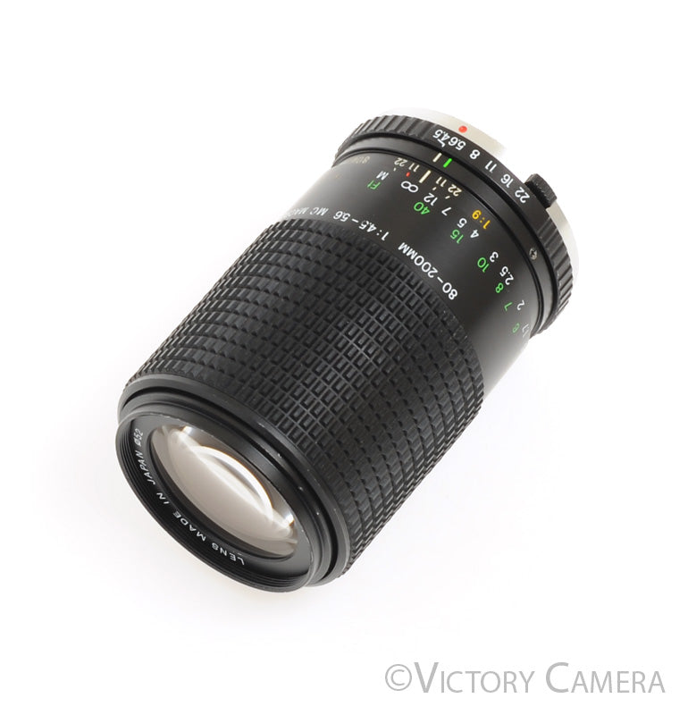 Cosina Super 80-200mm f4.5-5.6 Telephoto Zoom Lens for Olympus OM [EXC+] - Victory Camera