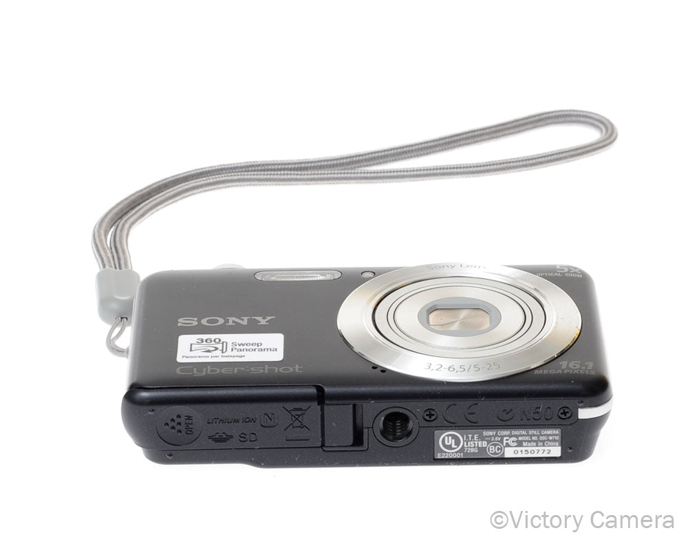 Sony CyberShot DSC-W710 Black 16.1MP Digital Point & Shoot Camer [MINT-] - Victory Camera