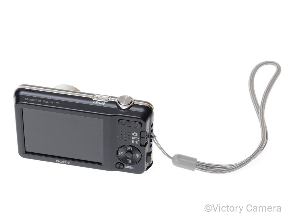 Sony CyberShot DSC-W710 Black 16.1MP Digital Point & Shoot Camer [MINT-] - Victory Camera
