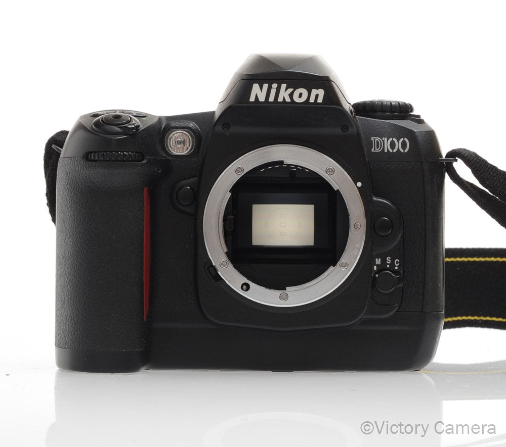 Nikon D100 6.1MP Digital SLR Camera  2 Batteries [EXC] - Victory Camera