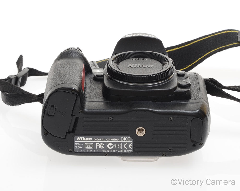 Nikon D100 6.1MP Digital SLR Camera  2 Batteries [EXC] - Victory Camera
