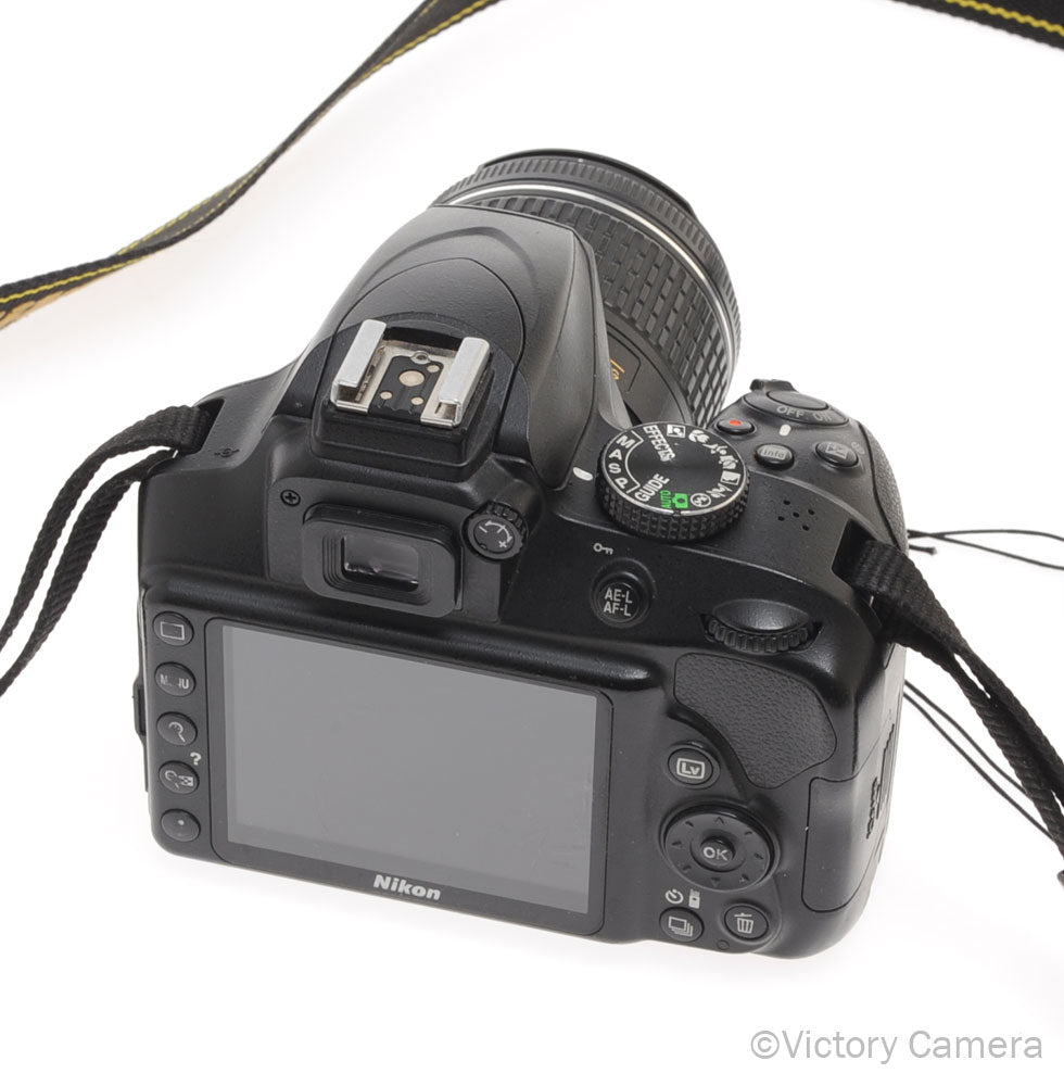 Nikon D3400 Digital SLR Camera Body 24.2mp w/ 18-55mm Lens [Good] - Victory Camera