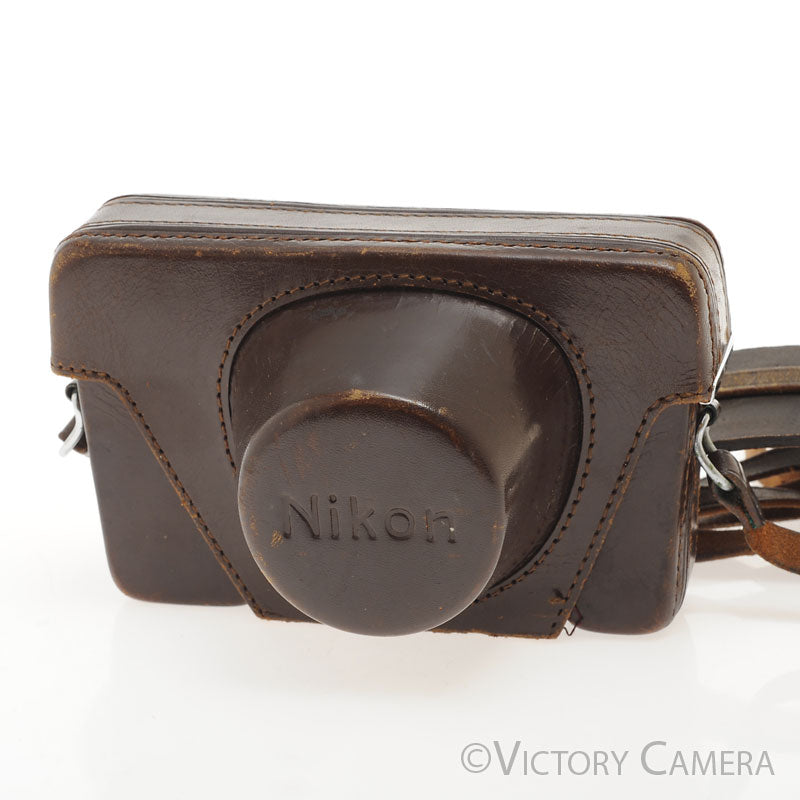 Nikon Brown Leather Everready Case For S2 Rangefinder [EXC-] - Victory Camera
