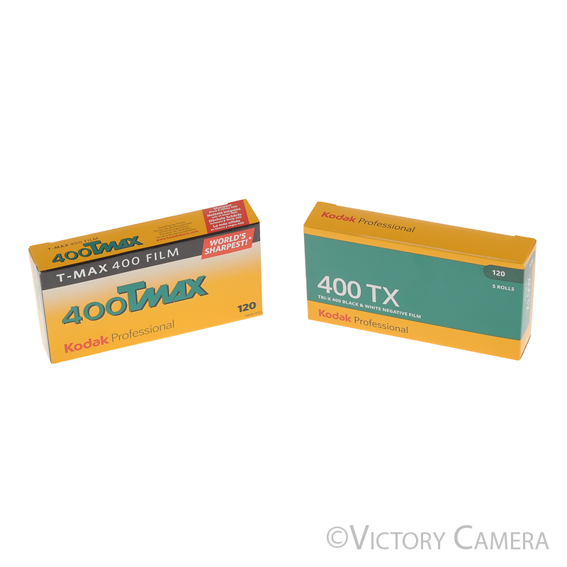 Kodak Professional Tri-X 400 Black and White Negative Film (120 Roll Film, Single Roll) - Victory Camera