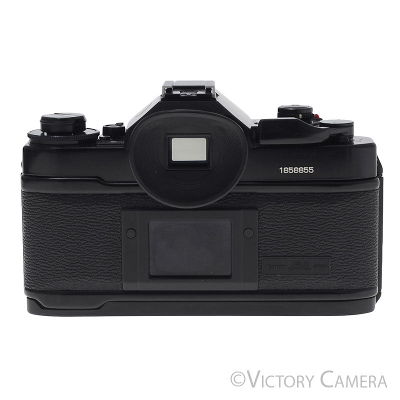 Canon A-1 A1 Black 35mm Film SLR Camera w/ 50mm f1.8 Lens [EXC] - Victory Camera