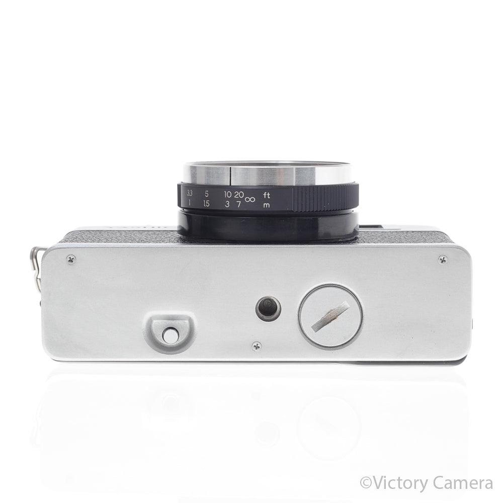 Yashica 35-ME 35ME Chrome 35mm FILM Camera w/ 38mm f2.8 Lens [EXC+] - Victory Camera