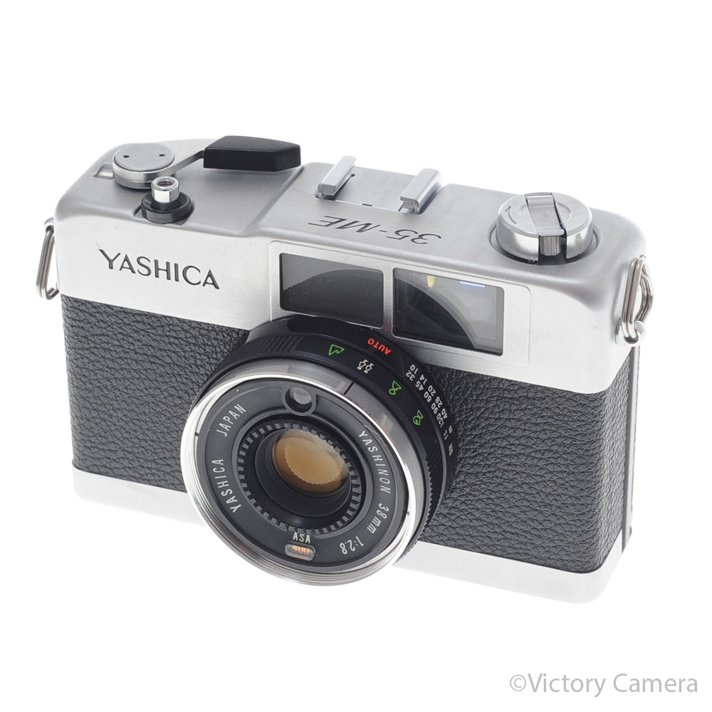 Yashica 35-ME 35ME Chrome 35mm FILM Camera w/ 38mm f2.8 Lens [EXC+] - Victory Camera