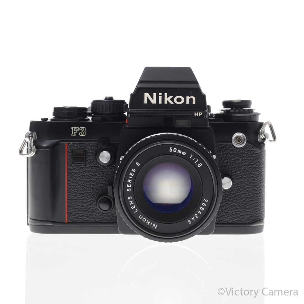 Nikon F3 HP F3HP 35mm Film Camera w/ Nikon 50mm f1.8 Lens [EXC+] - Victory Camera