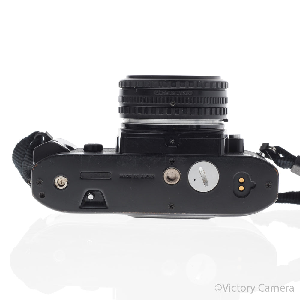 Nikon FG Black Camera w/ E Series 50mm F1.8 Lens [EXC] image 4