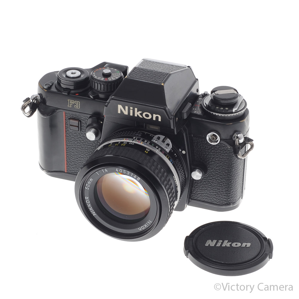 Nikon F3 35mm Film Camera w/ Nikon 50mm f1.4 AI Lens [EXC-] image 5